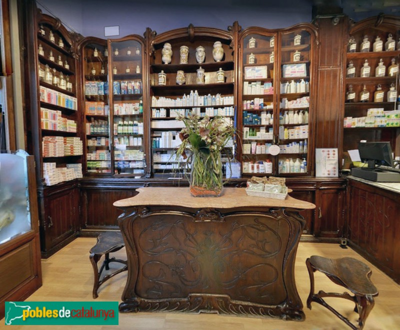 Barcelona - Farmàcia Nordbeck (Farmàcia Aguilar) (Foto: Sergi Suárez, 2024) Barcelona - Farmàcia Nordbeck (Farmàcia Aguilar)