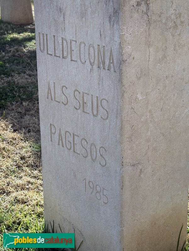 Ulldecona - Monument als Pagesos (Foto: Albert Esteves, 2024) Ulldecona - Monument als Pagesos