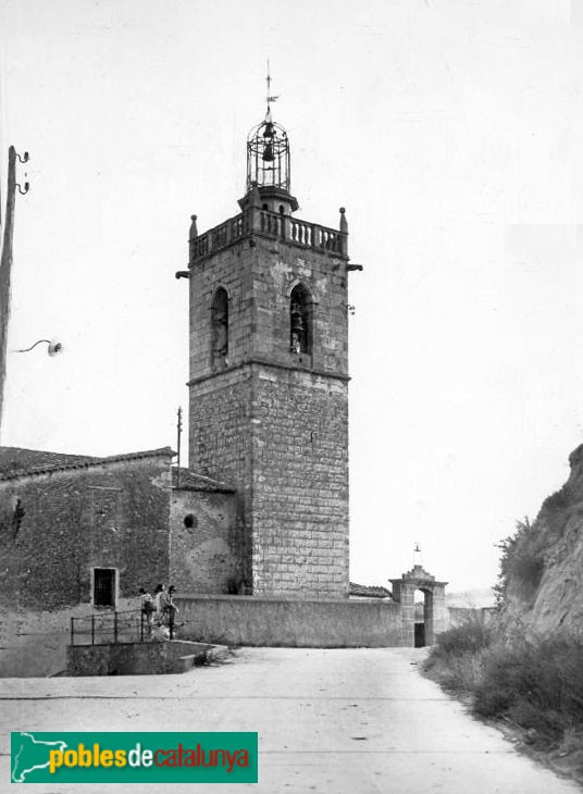 Lliçà d'Amunt - Església de Sant Julià. Fotografia antiga Lliçà d'Amunt - Església de Sant Julià. Fotografia antiga