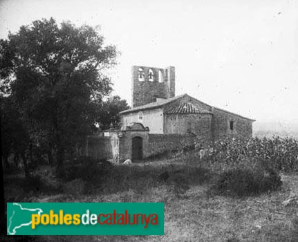 Lliçà d'Amunt - Capella de Santa Justa i Santa Rufina (Foto: <i>Joaquim Bordons -Arxiu Fotogràfic Centre Excursionista de Catalunya-</i>, 1912) Lliçà d'Amunt - Capella de Santa Justa i Santa Rufina