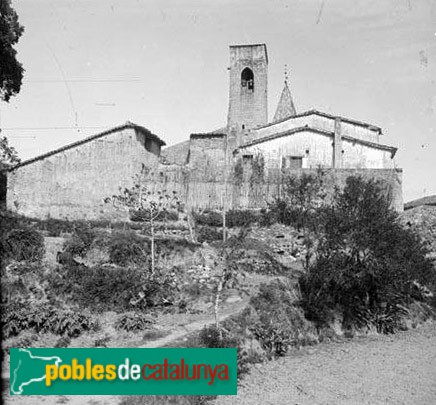 Lliçà d'Amunt - Església de Sant Esteve de Palaudàries (Foto: <i>Francesc Alsina -Arxiu Fotogràfic Centre Excursionista de Catalunya-</i>, 1920-30) Lliçà d'Amunt - Església de Sant Esteve de Palaudàries