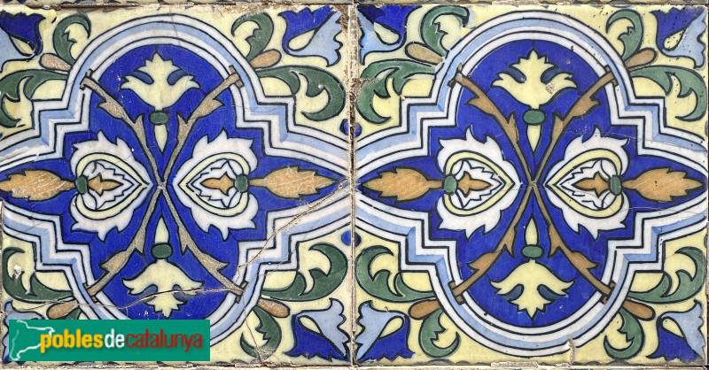 La Sénia - Casino. Mosaic exterior (Foto: Albert Esteves, 2024) La Sénia - Casino. Mosaic exterior