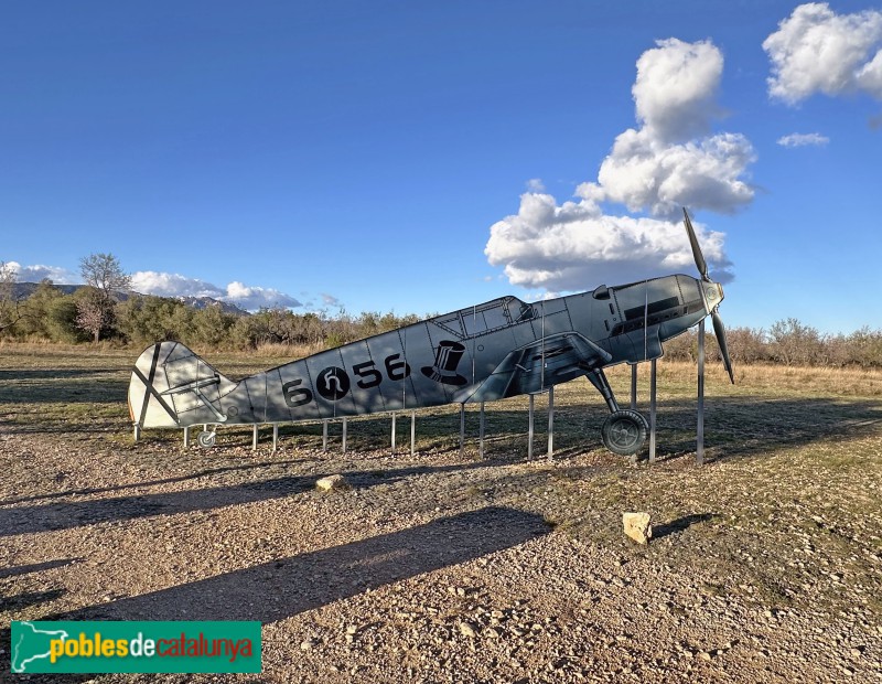 La Sénia - Polikarpov I-16 "Mosca". Reproducció en 2D (Foto: Albert Esteves, 2024) La Sénia - Polikarpov I-16 "Mosca". Reproducció en 2D