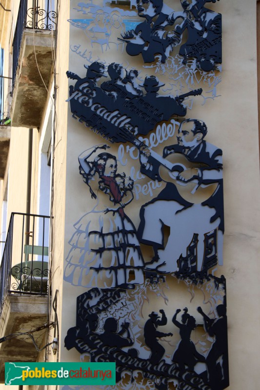 Barcelona - Cera, 57. Mural de la Rumba (II) (Foto: Albert Esteves, 2023) Barcelona - Cera, 57. Mural de la Rumba (II)