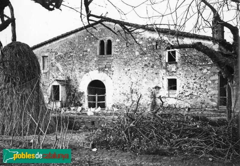 Sant Esteve de Palautordera - Ca l'Estrada (Foto: <i>Lluís Bonet Garí -Arxiu Fotogràfic Centre Excursionista de Catalunya-</i>, 1913-30) Sant Esteve de Palautordera - Ca l'Estrada