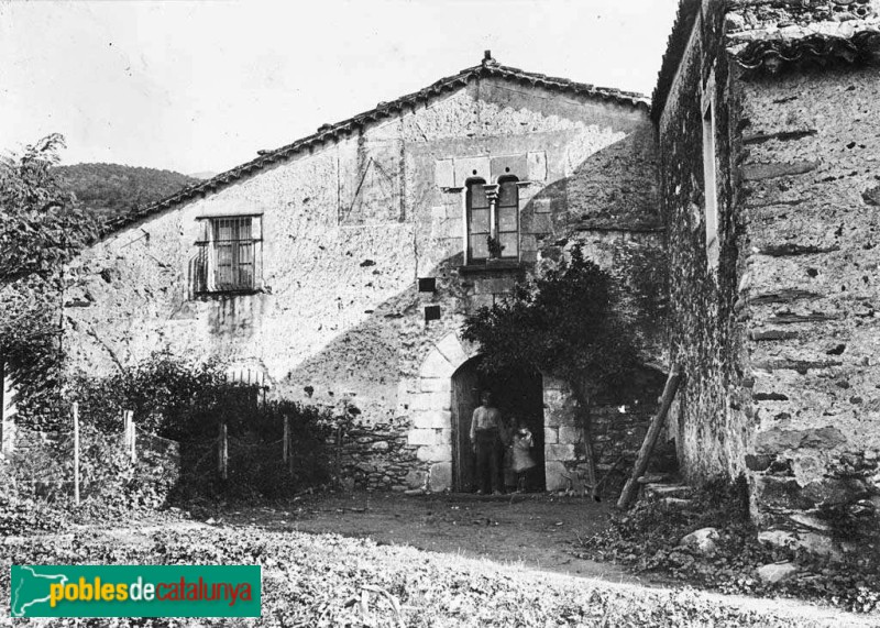 Sant Esteve de Palautordera - Ca l'Auleda (Foto: <i>Josep Danés -Arxiu Fotogràfic Centre Excursionista de Catalunya-</i>, 1926) Sant Esteve de Palautordera - Ca l'Auleda