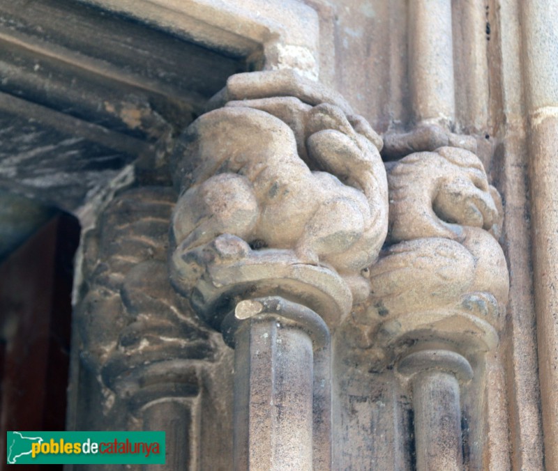 Sant Esteve de Palautordera - Església de Sant Esteve. Portada (Foto: Albert Esteves, 2024) Sant Esteve de Palautordera - Església de Sant Esteve. Portada