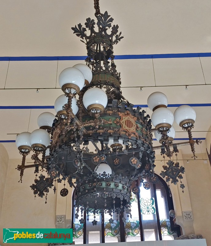 Barcelona - Palau de la Música. Sala Millet (Foto: Sergi Suárez, 2024) Barcelona - Palau de la Música. Sala Millet