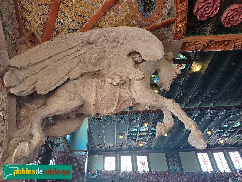 Barcelona - Palau de la Música. Sala de concerts (Foto: Sergi Suárez, 2024) Barcelona - Palau de la Música. Sala de concerts
