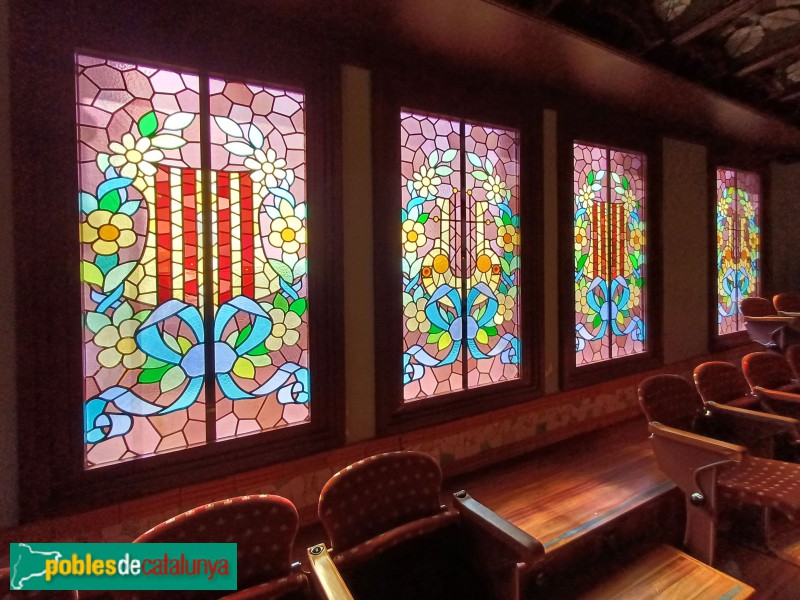 Barcelona - Palau de la Música. Sala de concerts (Foto: Sergi Suárez, 2024) Barcelona - Palau de la Música. Sala de concerts