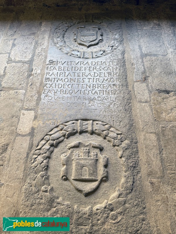 Girona - Sant Pere de Galligants. Claustre (Foto: Albert Esteves, 2024) Girona - Sant Pere de Galligants. Claustre