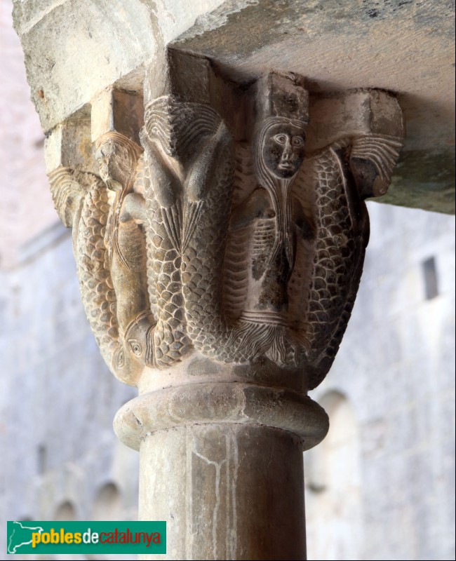 Girona - Sant Pere de Galligants. Claustre (Foto: Albert Esteves, 2024) Girona - Sant Pere de Galligants. Claustre