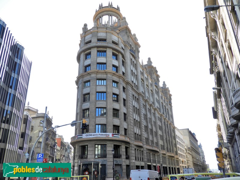 Barcelona - Via Laietana, 16-18 (Foto: Valentí Pons, 2024) Barcelona - Via Laietana, 16-18