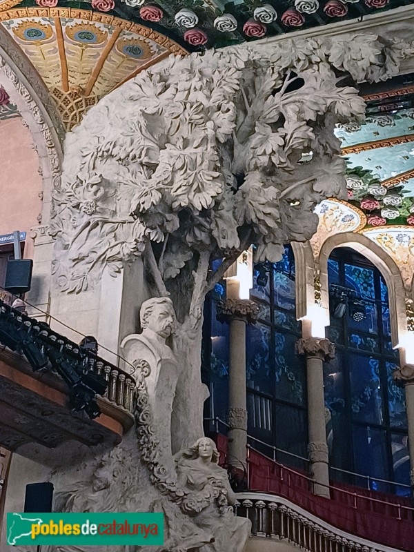 Barcelona - Palau de la Música. Escenari (Foto: Sergi Suárez, 2024) Barcelona - Palau de la Música. Escenari