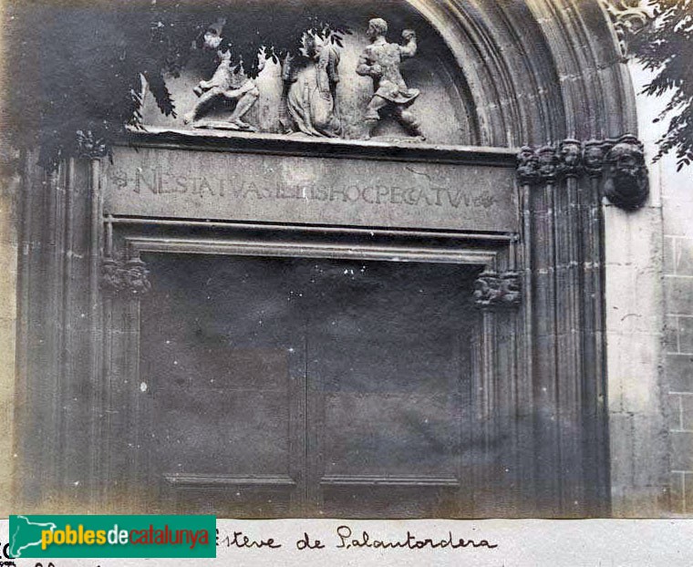 Sant Esteve de Palautordera - Església de Sant Esteve (Foto: <i>Antoni Gallado -Arxiu Fotogràfic Centre Excursionista de Catalunya-</i>, 1878-1914) Sant Esteve de Palautordera - Església de Sant Esteve