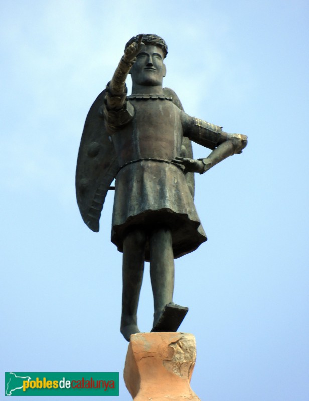 Albinyana - Sant Bartomeu. Àngel del campanar (Foto: Valentí Pons, 2024) Albinyana - Sant Bartomeu. Àngel del campanar