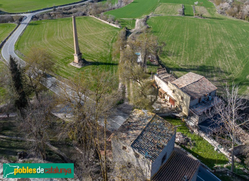 Vallfogona de Riucorb - Molí de la Cadena (Foto: Francesc Vidal-Barraquer, 2024) Vallfogona de Riucorb - Molí de la Cadena
