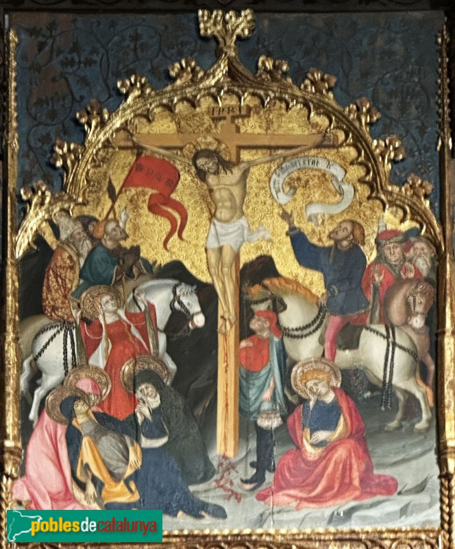 Museu d'Art de Girona - Retaule de Sant Miquel de Cruïlles. Calvari (Foto: Albert Esteves, 2024) Museu d'Art de Girona - Retaule de Sant Miquel de Cruïlles. Calvari