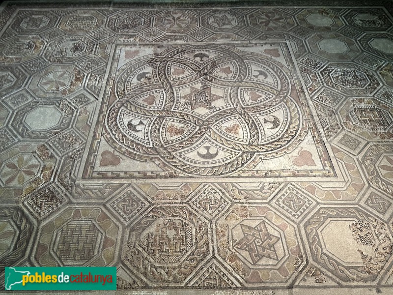 Premià de Mar - Museu Romà. Mosaic de la Gran Via (segles IV-V) (Foto: Albert Esteves, 2024) Premià de Mar - Museu Romà. Mosaic de la Gran Via (segles IV-V)