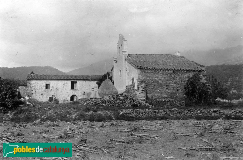 Fogars de Montclús - Santa Magdalena de Mosqueroles (Foto: <i>Ignasi Adroher -Arxiu Fotogràfic Centre Excursionista de Catalunya-</i>, c1931) Fogars de Montclús - Santa Magdalena de Mosqueroles