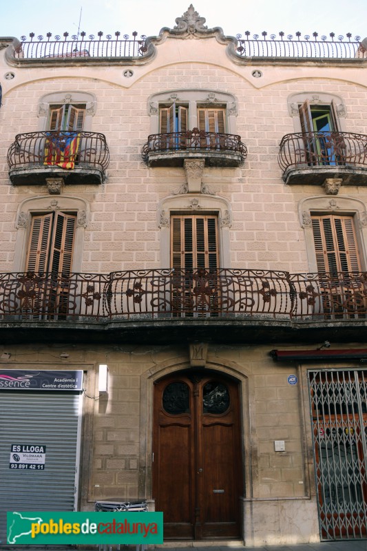 Sant Sadurní d'Anoia - Casa Lluís Mestres (Foto: Albert Esteves, 2024) Sant Sadurní d'Anoia - Casa Lluís Mestres