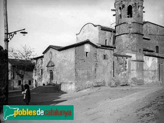 Sant Sadurní d'Anoia - Església de Sant Sadurní (Foto: <i>Jaume Oliveras -Arxiu Fotogràfic Centre Excursionista de Catalunya-</i>, 1900-1936) Sant Sadurní d'Anoia - Església de Sant Sadurní