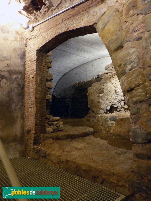 Vic - Adoberies. Espai sota el pont (Foto: Graciel·la Vidal, 2024) Vic - Adoberies. Espai sota el pont