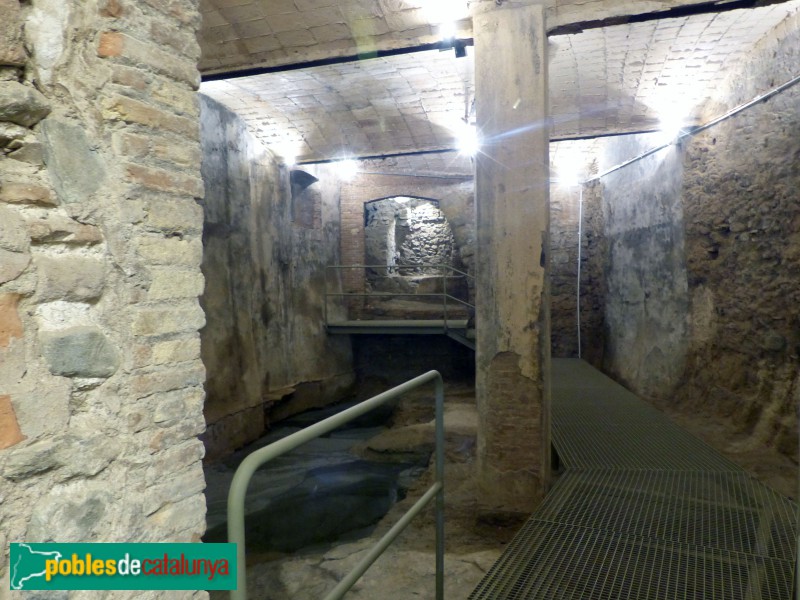 Vic - Adoberies. Planta semisoterrani (Foto: Graciel·la Vidal, 2024) Vic - Adoberies. Planta semisoterrani