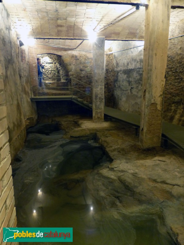 Vic - Adoberies. Planta semisoterrani (Foto: Graciel·la Vidal, 2024) Vic - Adoberies. Planta semisoterrani