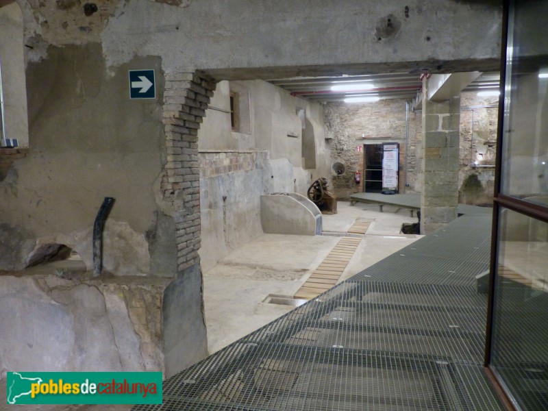 Vic - Adoberies. Planta semisoterrani (Foto: Graciel·la Vidal, 2024) Vic - Adoberies. Planta semisoterrani