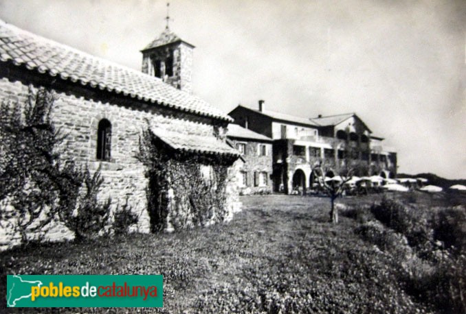 Montseny - Capella de Sant Bernat de Menthon. Postal antiga Montseny - Capella de Sant Bernat de Menthon. Postal antiga