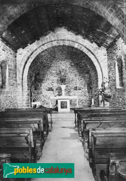 Montseny - Capella de Sant Bernat de Menthon. Postal antiga Montseny - Capella de Sant Bernat de Menthon. Postal antiga