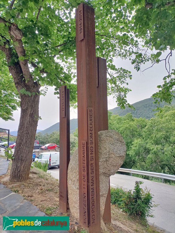 Montseny - Monument al Tricentenari de l'11 de Setembre (Foto: Anna Corcoll, 2024) Montseny - Monument al Tricentenari de l'11 de Setembre