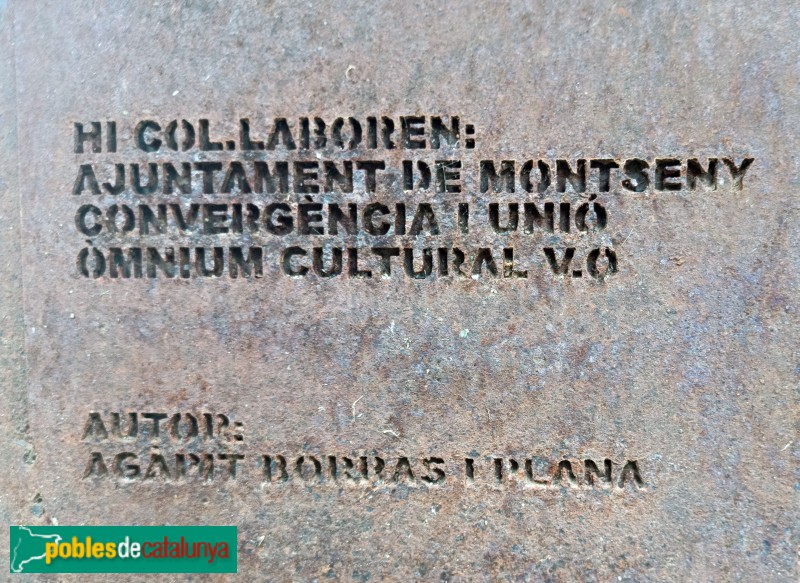 Montseny - Monument al Tricentenari de l'11 de Setembre (Foto: Anna Corcoll, 2024) Montseny - Monument al Tricentenari de l'11 de Setembre