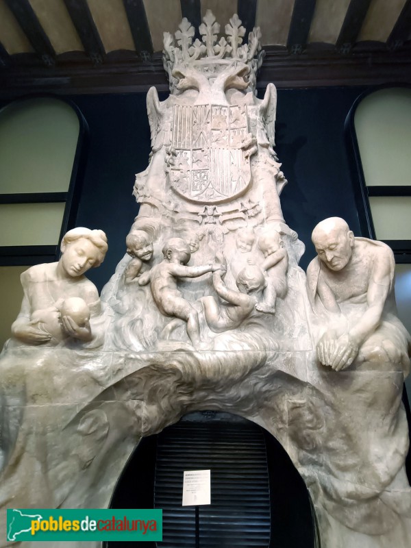 Barcelona - Fonda Espanya. Llar de foc (Foto: Anna Corcoll, 2024) Barcelona - Fonda Espanya. Llar de foc