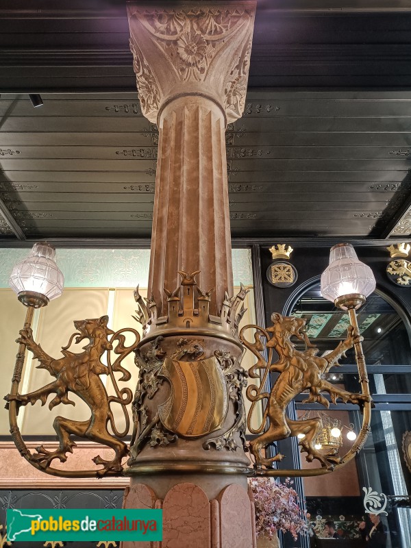 Barcelona - Fonda Espanya. Vestíbul (Foto: Anna Corcoll, 2024) Barcelona - Fonda Espanya. Vestíbul