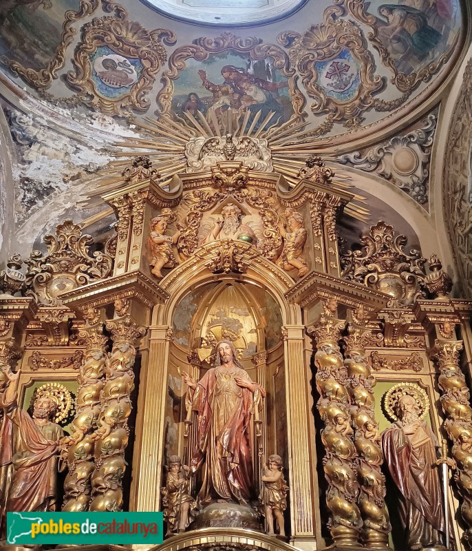 Barcelona - Església de Betlem, capella del Sagrat Cor (Foto: Anna Corcoll, 2024) Barcelona - Església de Betlem, capella del Sagrat Cor