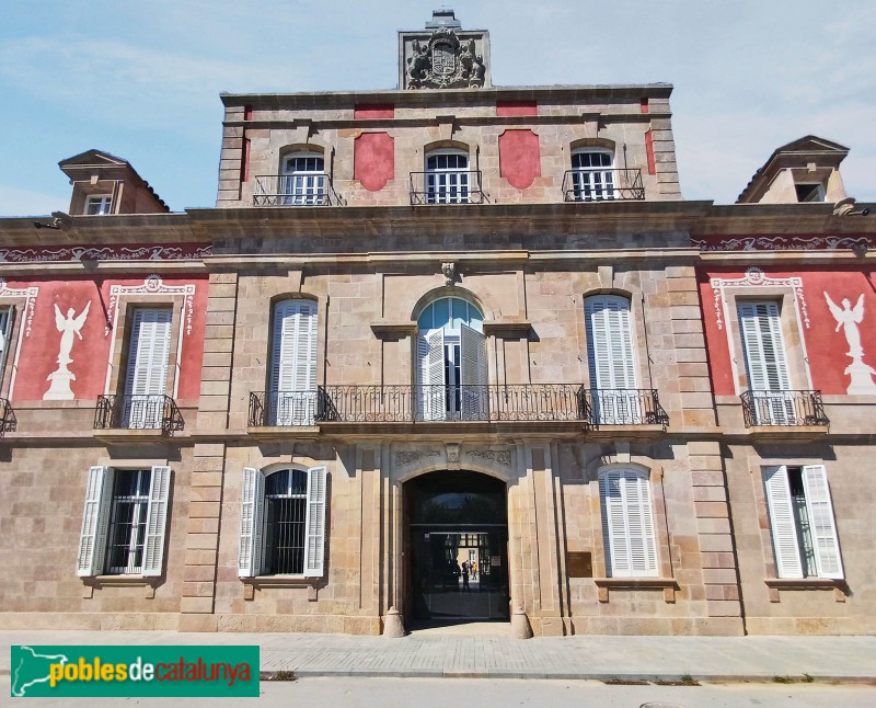 Barcelona - Parc de la Ciutadella - Palau del Governador. Façana principal (Foto: Sergi Suárez, 2024) Barcelona - Parc de la Ciutadella - Palau del Governador. Façana principal