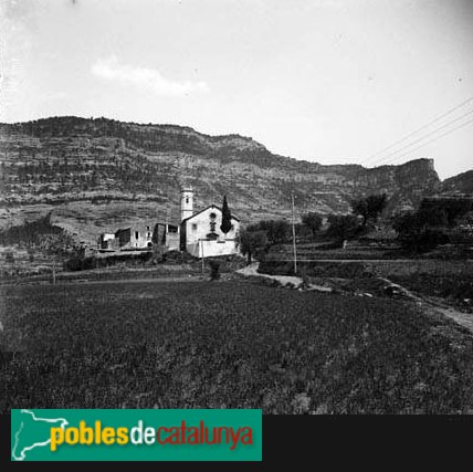 Bigues i Riells del Fai - Nucli antic de Riells del Fai (Foto: <i>Jaume Oliveras -Arxiu Fotogràfic Centre Excursionista de Catalunya-</i>, 1900-1936) Bigues i Riells del Fai - Nucli antic de Riells del Fai