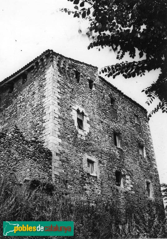 Tona - Casal de Mont-rodon (Foto: <i>Josep Danés -Arxiu Fotogràfic Centre Excursionista de Catalunya-</i>, 1933) Tona - Casal de Mont-rodon