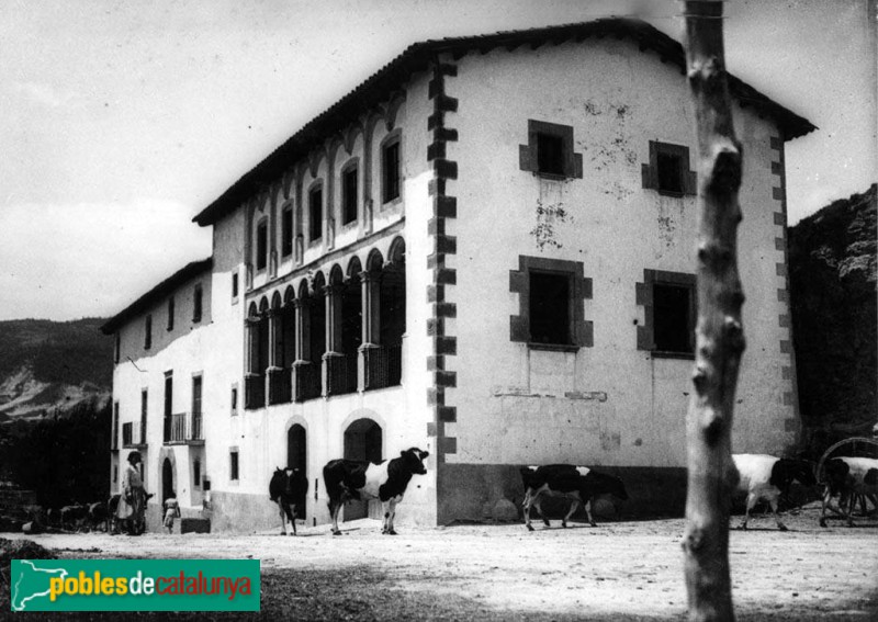 Tona - El Vendrell (Foto: <i>Josep Danés -Arxiu Fotogràfic Centre Excursionista de Catalunya-</i>, 1933) Tona - El Vendrell