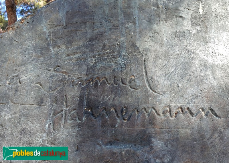 Barcelona - Monument al Doctor Hahnemann (Foto: Anna Corcoll, 2022) Barcelona - Monument al Doctor Hahnemann