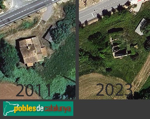 Aiguaviva - Cal Duc. Evolució del deteriorament