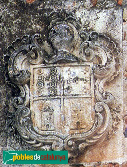 Cambrils - Castell de Vilafortuny. Escut d'armes de Salvador de March i Bellver Cambrils - Castell de Vilafortuny. Escut d'armes de Salvador de March i Bellver