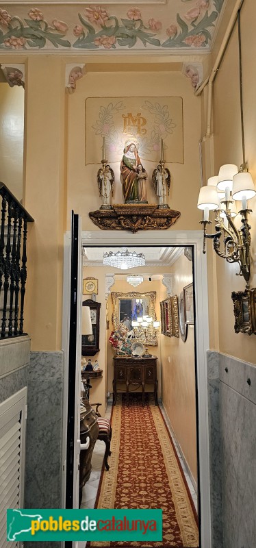 Barcelona - Santa Anna, 22 . Detall de l'interior d'un dels pisos Barcelona - Santa Anna, 22 . Detall de l'interior d'un dels pisos