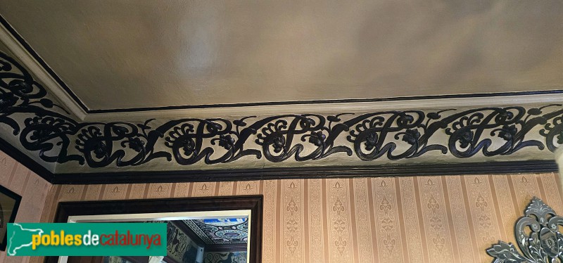 Barcelona - Santa Anna, 22 . Detall de l'interior d'un dels pisos Barcelona - Santa Anna, 22 . Detall de l'interior d'un dels pisos