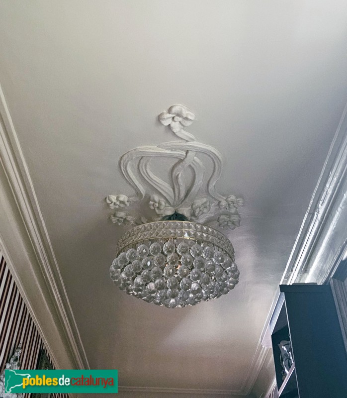 Barcelona - Santa Anna, 22 . Detall de l'interior d'un dels pisos Barcelona - Santa Anna, 22 . Detall de l'interior d'un dels pisos