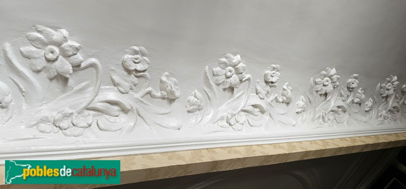 Barcelona - Santa Anna, 22 . Detall de l'interior d'un dels pisos Barcelona - Santa Anna, 22 . Detall de l'interior d'un dels pisos