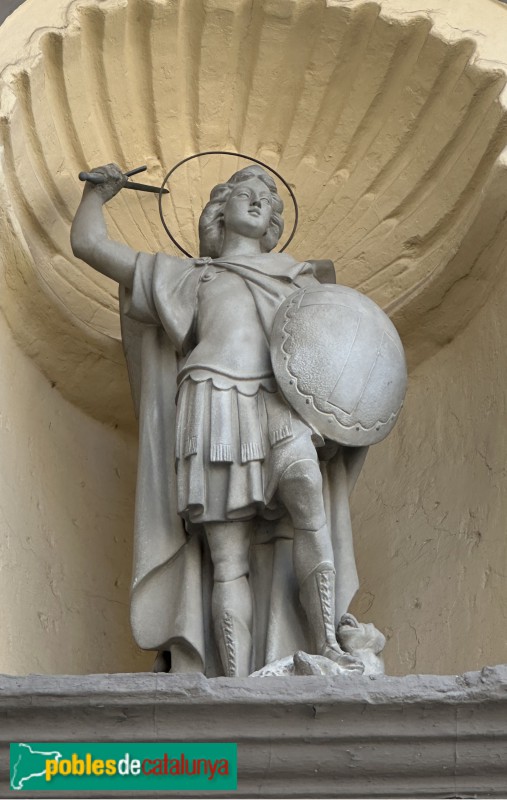 Anglès - Església de Sant Miquel (Foto: Albert Esteves, 2024) Anglès - Església de Sant Miquel