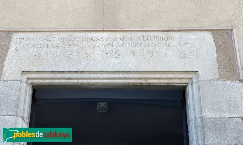 Anglès - Església de Sant Miquel (Foto: Albert Esteves, 2024) Anglès - Església de Sant Miquel